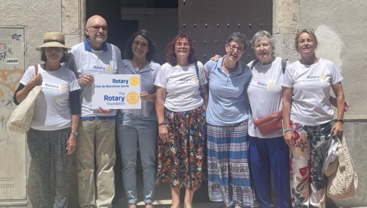 Rotary visita Calella para conocer el proyecto AIRE