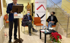 Salvador Maneu durant la seva intervenció