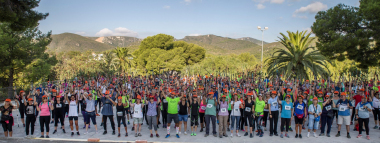 Marcha nórdica Castelldefels   Fuente: Fundación Walkim