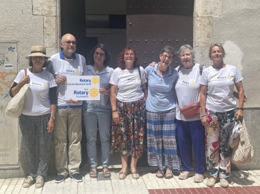 Rotary visita Calella per conèixer el projecte AIRE 