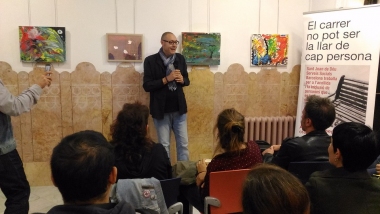 Inauguración de la exposición AD Radicare y Enxarxa’t, en la Casa Orlandai, Sarrià, Barcelona