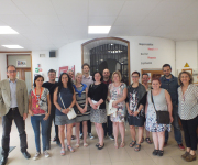 Una delegació d'Otrokovice visita el centre d'Hort de la vila