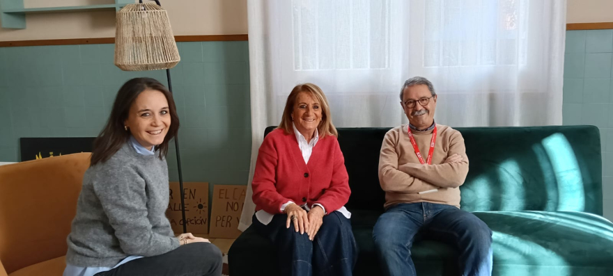 La família Gené Olaciregui en un moment de l'entrevista La família Gené Olaciregui en un moment de l'entrevista